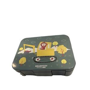 Bearfoot Lunch Box for Kids Nib 6.7X5.1x2.1”